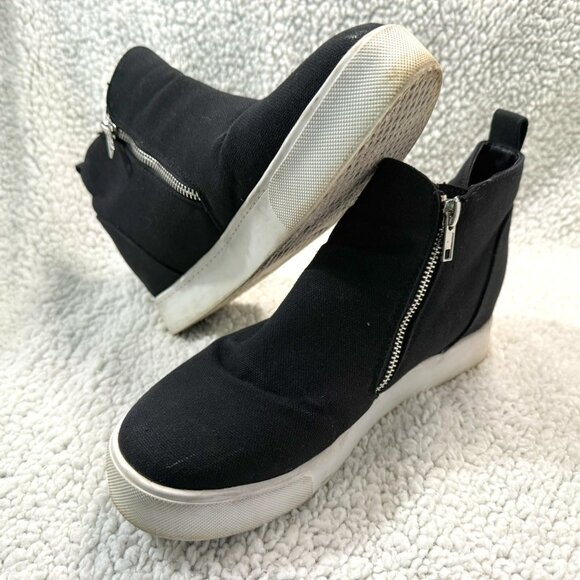 Soda Womens High Top Slip On Fashion Sneakers - Picture 1 of 6